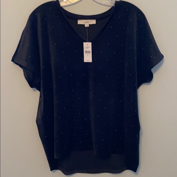 LOFT VELOUR SHORT SLEEVE TOP - Picture 12 of 15